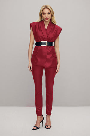 Vermelho Intenso/preto