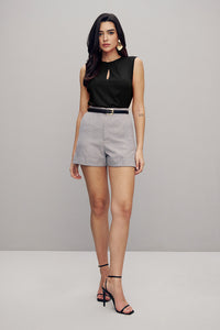 Blusa Reta Lisa Com Gota