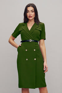 Vestido Midi Alfaiataria Liso