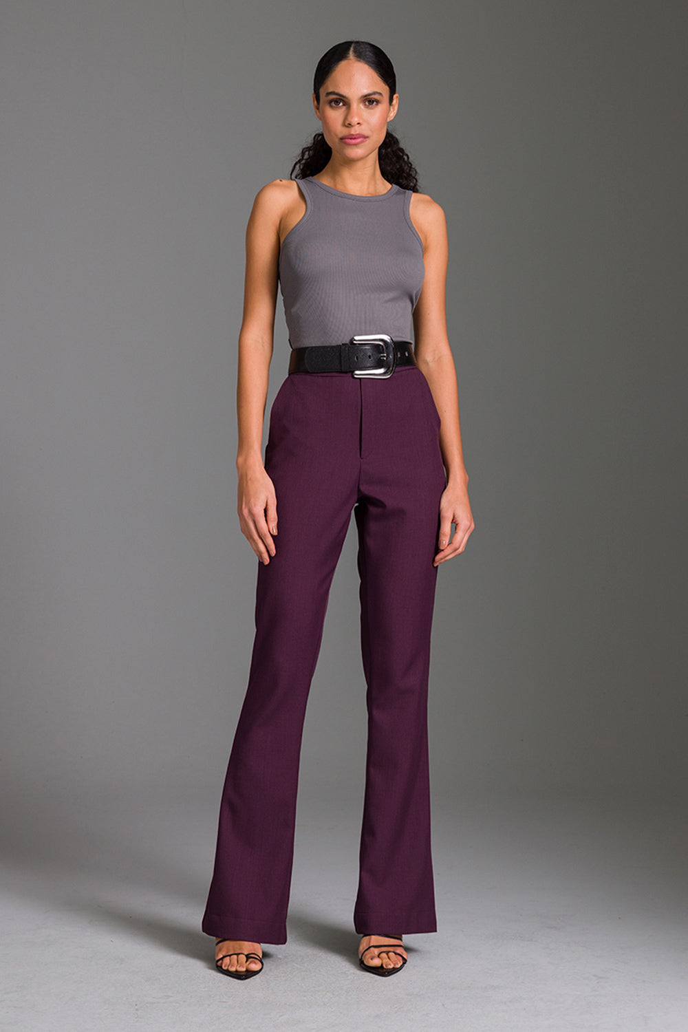 Blusa Ajustada Lisa Cava Americana