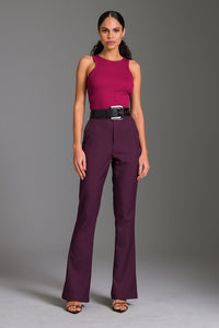 Blusa Ajustada Lisa Cava Americana