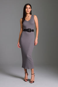 Vestido Super Midi Liso