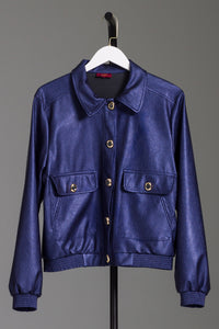 Jaqueta Bomber Lisa Com Maxi Bolsos