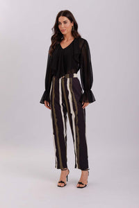 Calça Alfaiataria Com Bolsos Faca