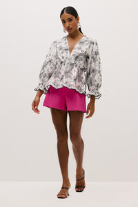 Blusa Bata Bordada