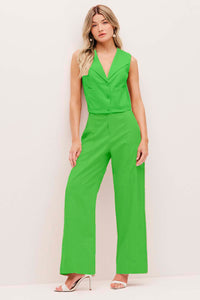 Blusa Cropped Lisa Com Bolsos Frontais