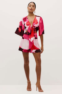 Blusa Cachecouer Estampada Com Mangas Godê