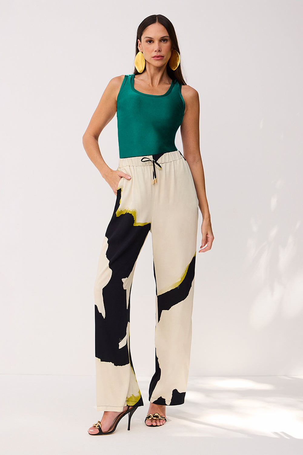 Blusa Ajustada Lisa