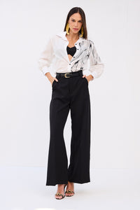 Camisa Com Silky Floral