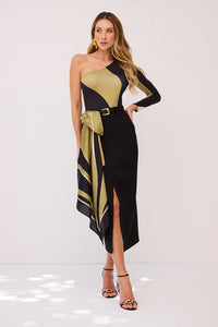 Saia Super Midi Lisa Com Fenda