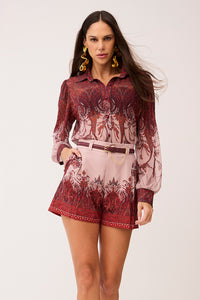 Short Cintura Alta Estampado