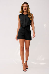Short Alfaiataria Liso Com Bolsos Faca