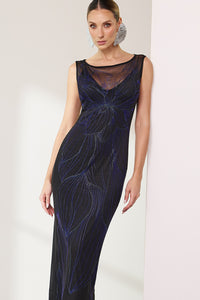 Vestido Longo Liso Com Termocolante