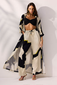 Vestido Chemise Longo Estampado