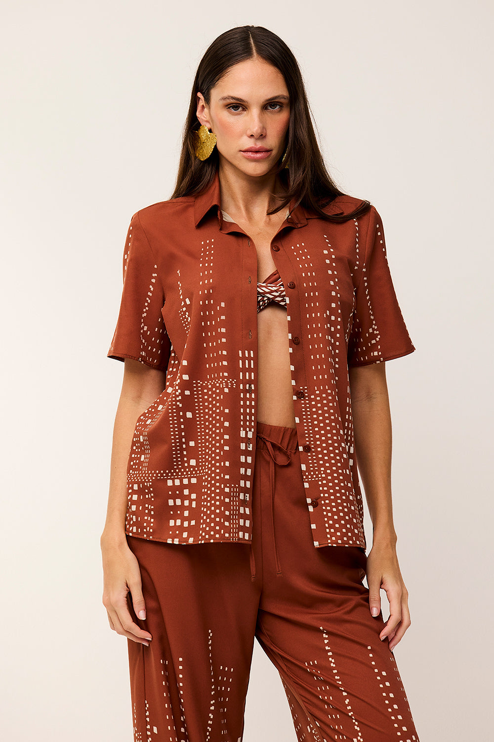 Conjunto Calça Reta E Camisa - 326136 E 326118