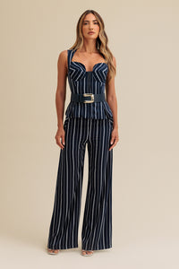 Blusa Estruturada Listrada