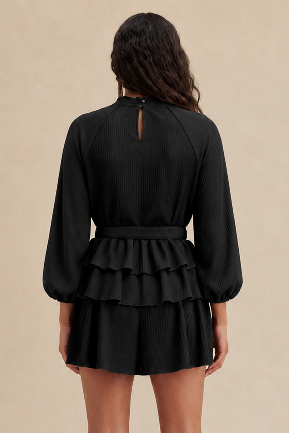 Blusa Ampla Lisa Com Babados