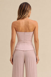 Blusa Estrutura Lisa Com Lapelas