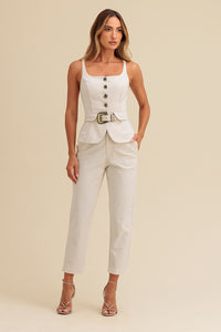Blusa Estruturada Lisa Com Lapelas