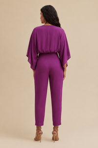 Calça Leve Lisa Com Bolsos Faca