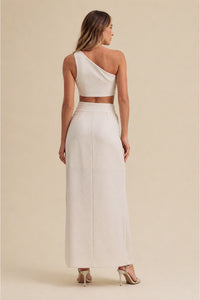 Saia Longa Chevron Com Maxi Passantes
