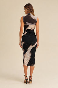 Vestido Midi Gola Alta