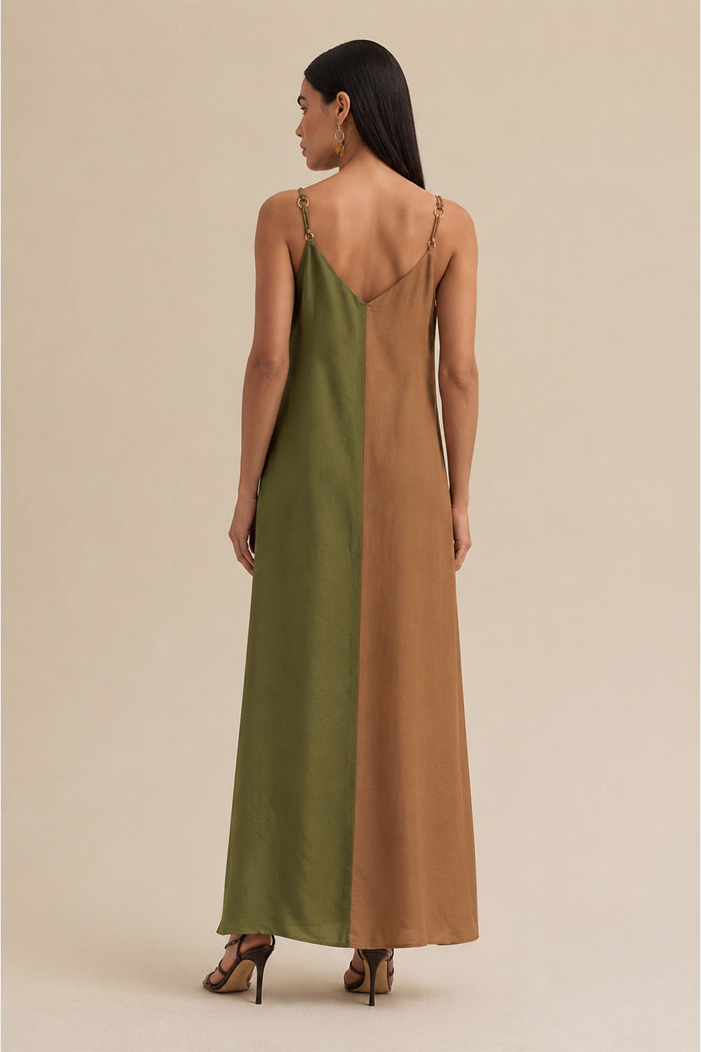 Vestido Longo Com Alças