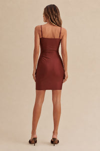Vestido Curto Liso Com Alças