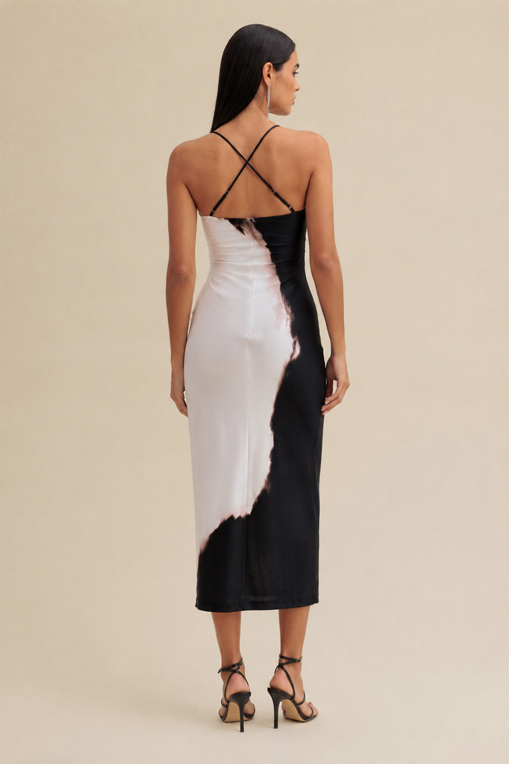 Vestido Super Midi Estampado