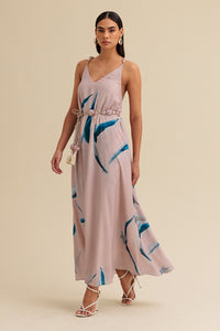 Vestido Longo Com Alças