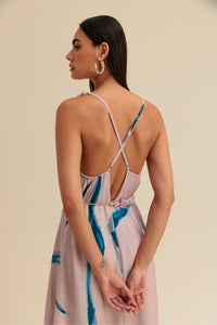 Vestido Longo Com Alças
