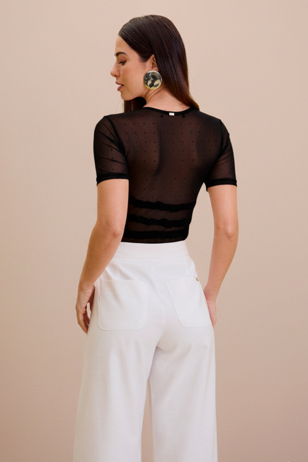 Blusa Ajustada Com Termocolante