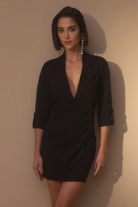Blazer Liso Com Mangas 3/4