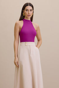 Blusa Cropped Lisa Sem Mangas