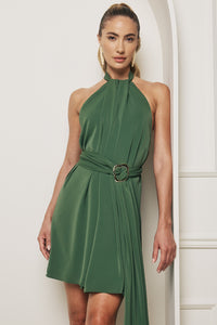 Vestido Curto Liso Frente Única