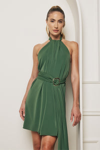 Vestido Curto Liso Frente Única