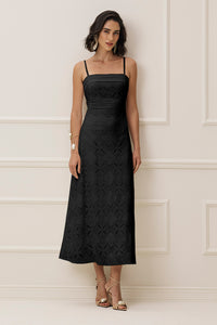 Vestido Super Midi Liso Com Lapela