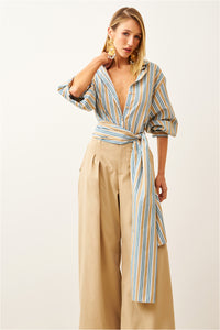 Calça Pantalona Lisa