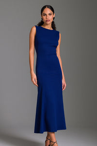 Vestido Super Midi Liso Sem Mangas