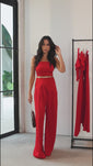 Stories de Calça Wide Lisa Com Pregas